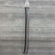 NEW 3 Pk Belts Braided Glitter Rainbow 14