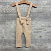 Ribbed Suspender Pants 0-6M