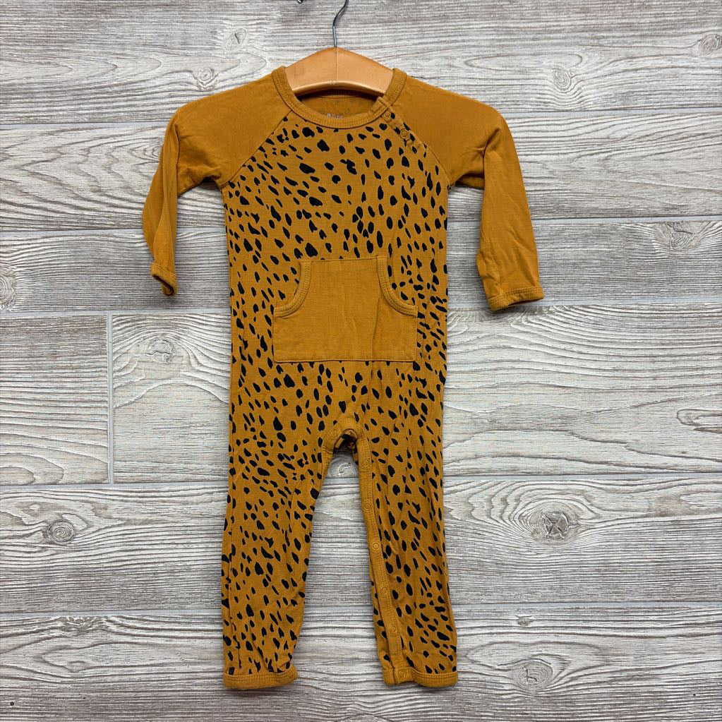 LS Bamboo Outfit Animal Print 12-18M