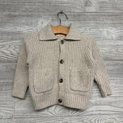 Cardigan Button Up Sweater Front Pockets 12M
