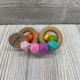Rainbow Teether Rattle