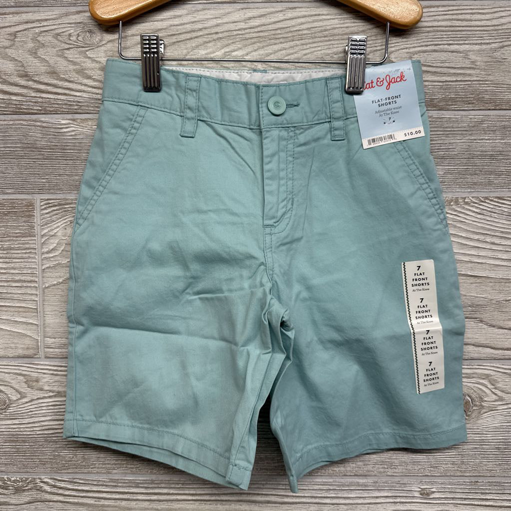 NEW Flat Front Shorts 7