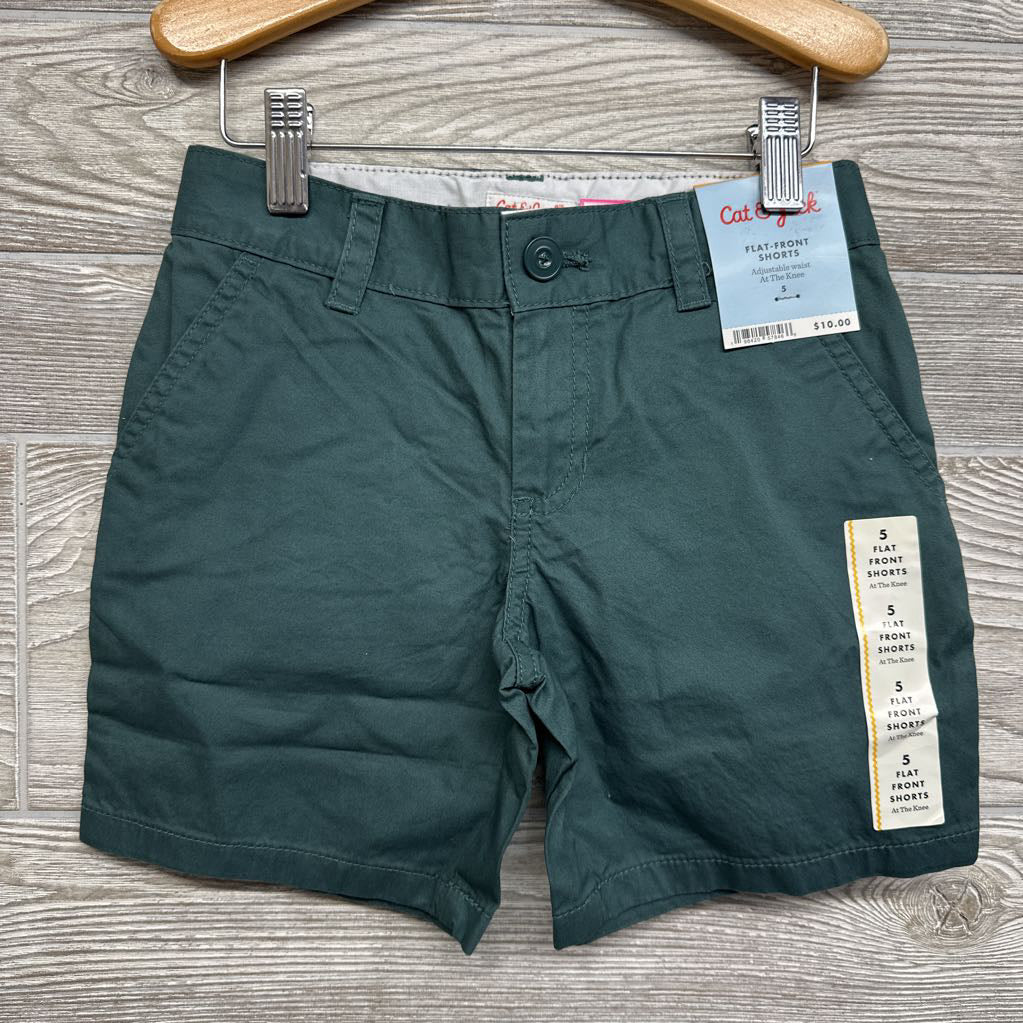 NEW Flat Front Shorts 5