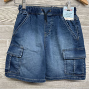 NEW Knit Denim Cargo Shorts 8