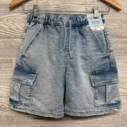 NEW Knit Denim Cargo Shorts 8