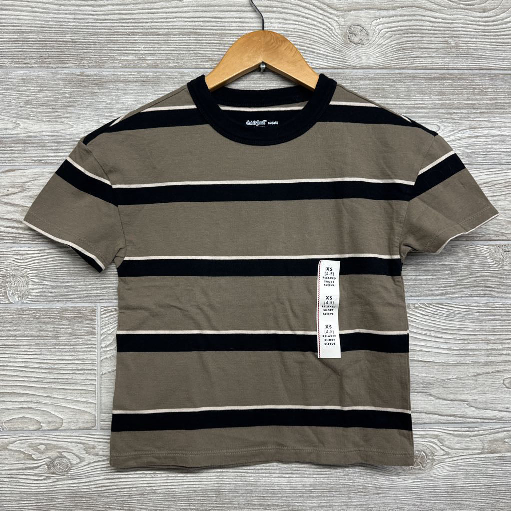 NEW Relaxed Shirt Chest Pocket Stripes 4-5