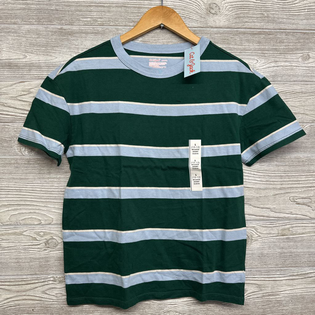NEW Relaxed Shirt Chest Pocket Stripes 10-12