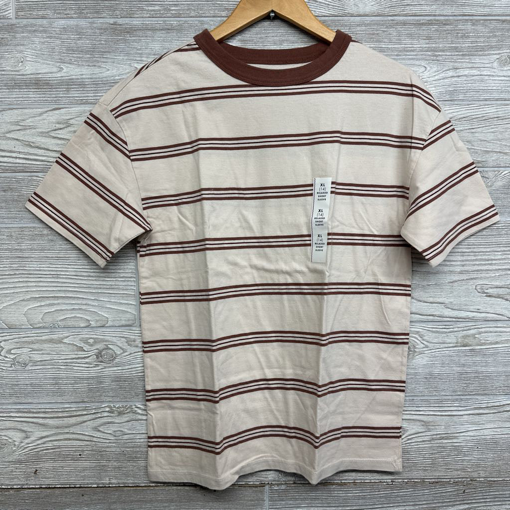 NEW Relaxed Shirt Chest Pocket Stripes 14