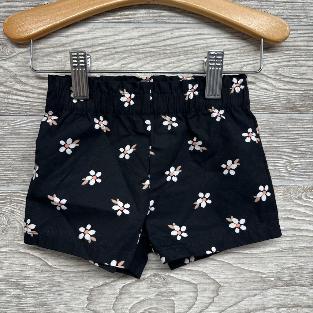 NEW Textured Tank Top & Pull On Shorts Flowers 6M