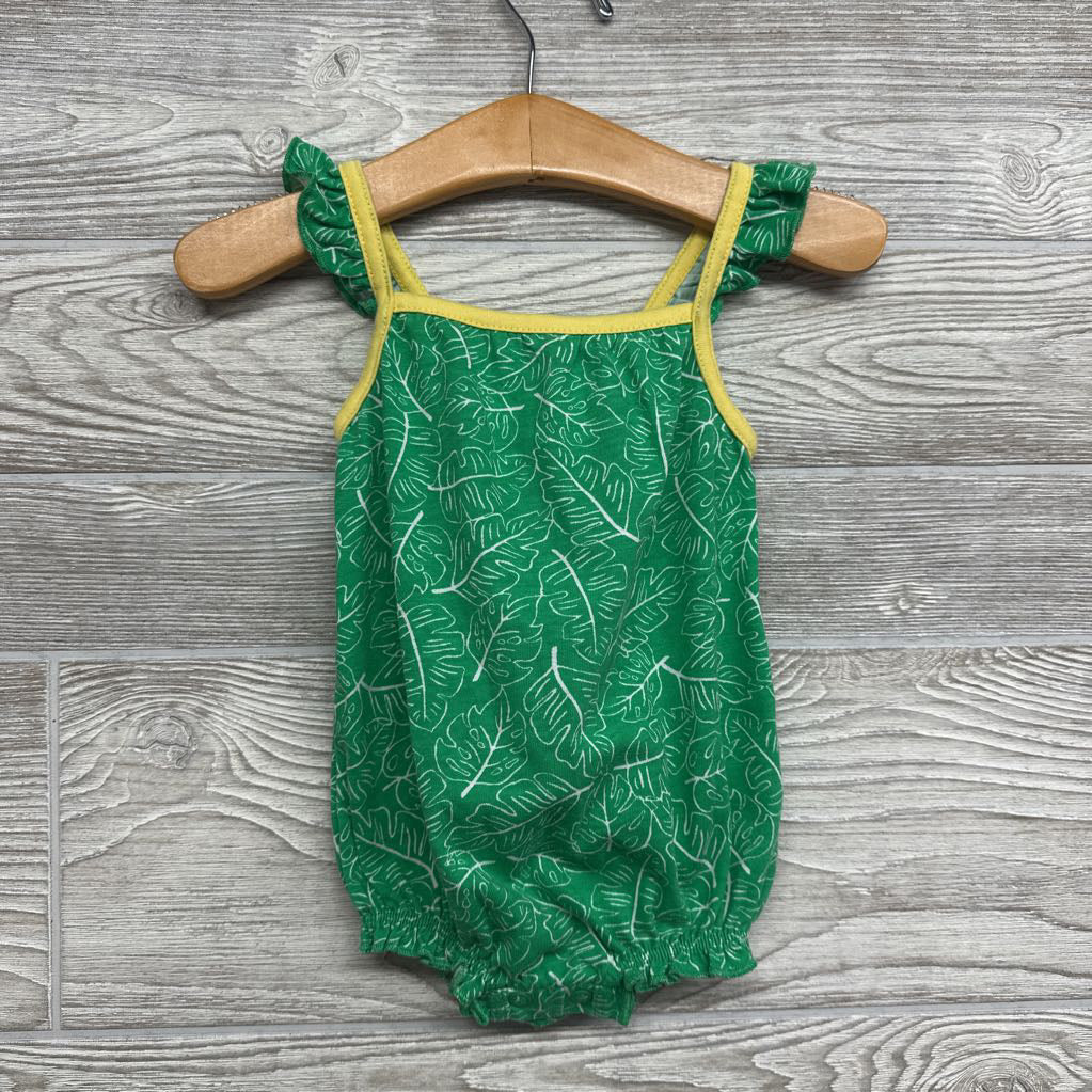 Tank Top Romper Leaves 6M