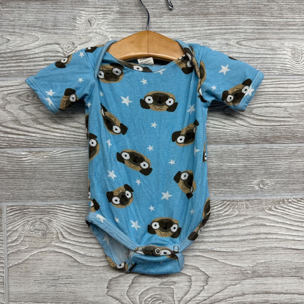 Bamboo Bodysuit Dogs 0-3M