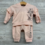 NEW Hooded Sweatshirt Minnie Mouse & Sweatpants 6M