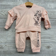 NEW Hooded Sweatshirt Minnie Mouse & Sweatpants 6M