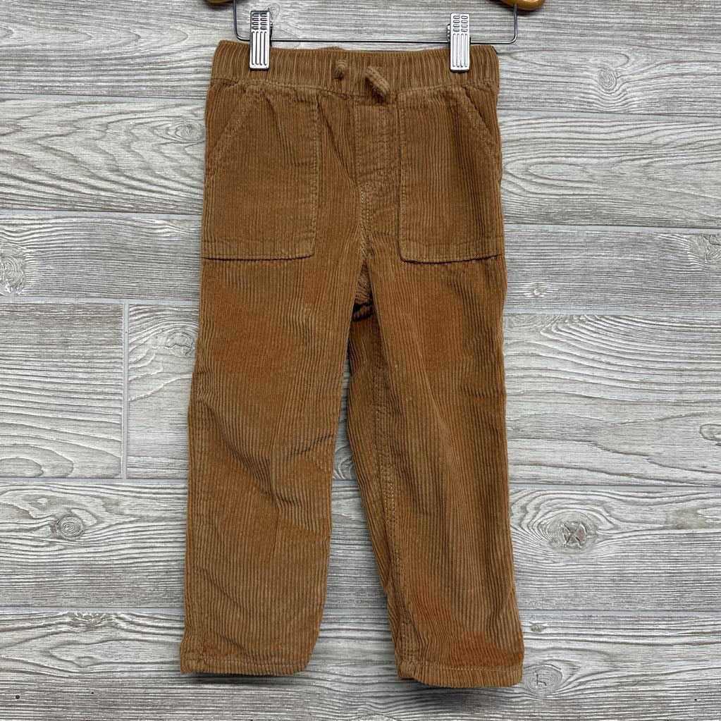 Corduroy Pull On Drawstring Pants 3t