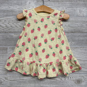 Flutter Sleeve Dress Strawberries 6M