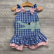 Gingham Dress Alligator 6-12M