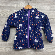 Fleece Lined Jacket Unicorns & Flowers 4