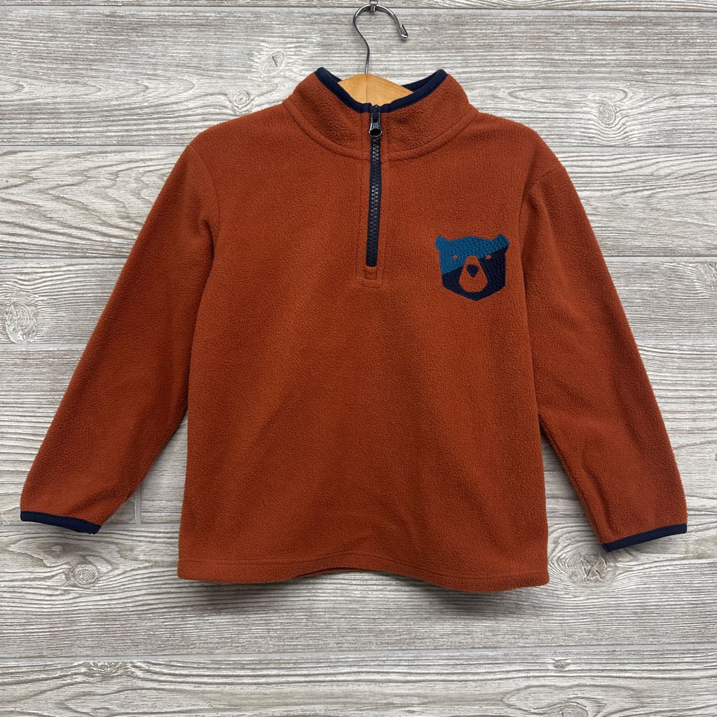 1/4 Fleece Pullover Bear 4t