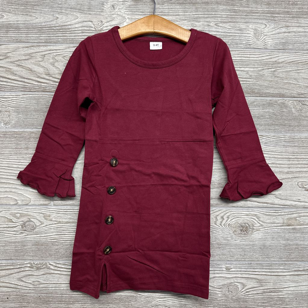 NEW LS Dress Buttons 3-4