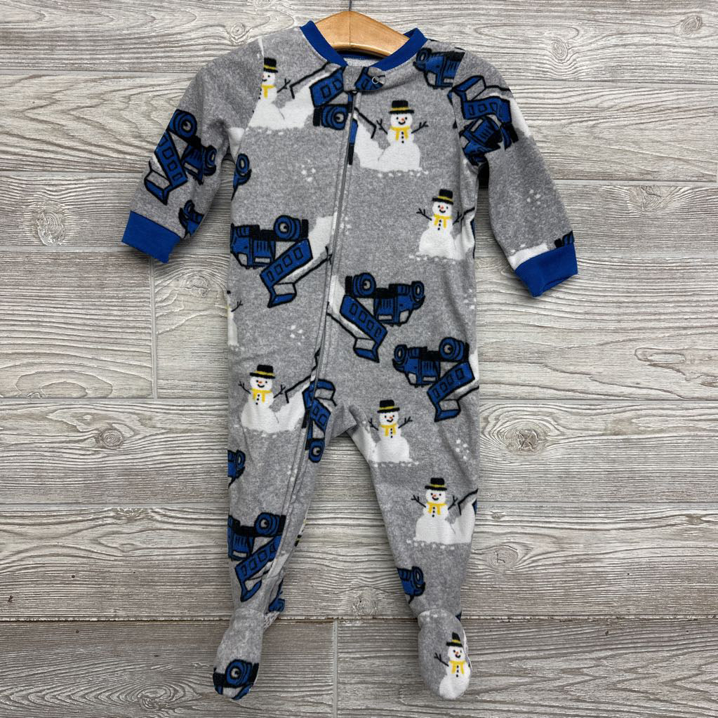 Blanket Sleeper Dump Trucks Snowmen 12M