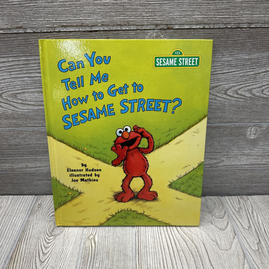 Can You Tell Me How To get To Sesame Street Hardcover Book