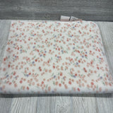 Plush Double Sided Blanket Flowers/Gingham