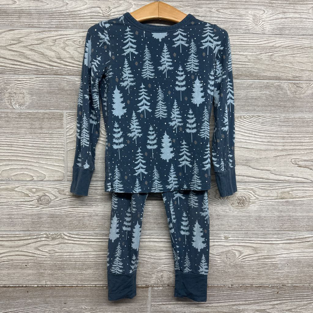2 Pc LS Bamboo PJs Trees Snow 5 *