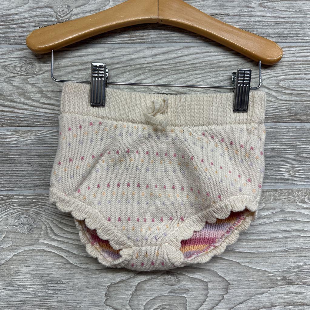 Birdseye Pointelle Sweater Cardigan & Bloomer Set24M