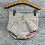 Birdseye Pointelle Sweater Cardigan & Bloomer Set24M