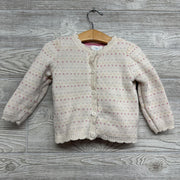 Birdseye Pointelle Sweater Cardigan & Bloomer Set24M