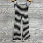 Striped Ribbed Flare Pants 3t