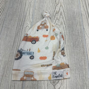 Top Knot Hat Tractor, Pumpkin