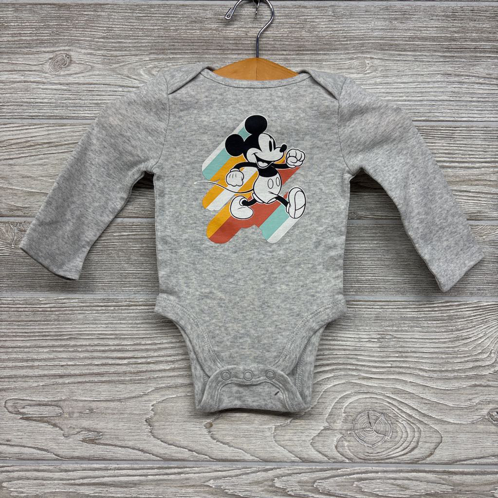 LS Bodysuit Mickey Mouse 3M