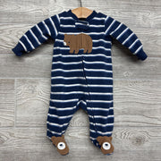 Blanket Sleeper Stripes Bear NB