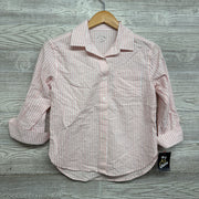 NEW LS Textured Button Up Shirt Stripes 8