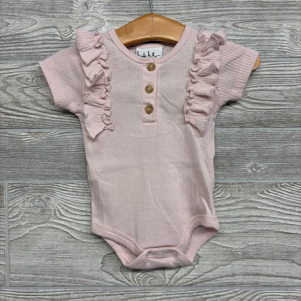 Ribbed Bodysuit Ruffles 3-6M