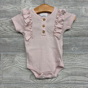 Ribbed Bodysuit Ruffles 3-6M