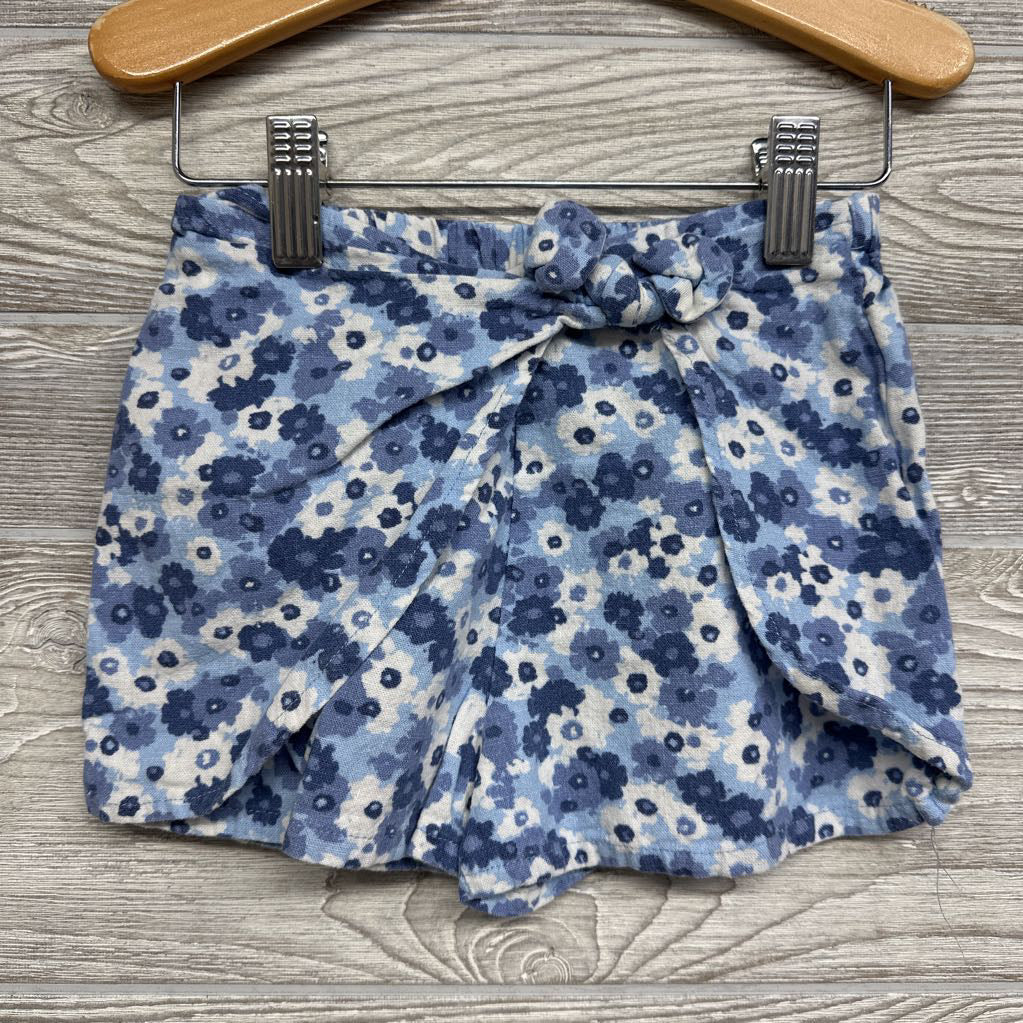 Linen Shorts Flowers 4t