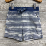 Linen LS Shirt W/ Hood & Shorts Stripes 4t