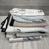 Nw/oT Crib Bedding Quilt, 2 Fitted Sheets, Skirt & Wall Stickers