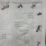 Nw/oT Crib Bedding Quilt, 2 Fitted Sheets, Skirt & Wall Stickers