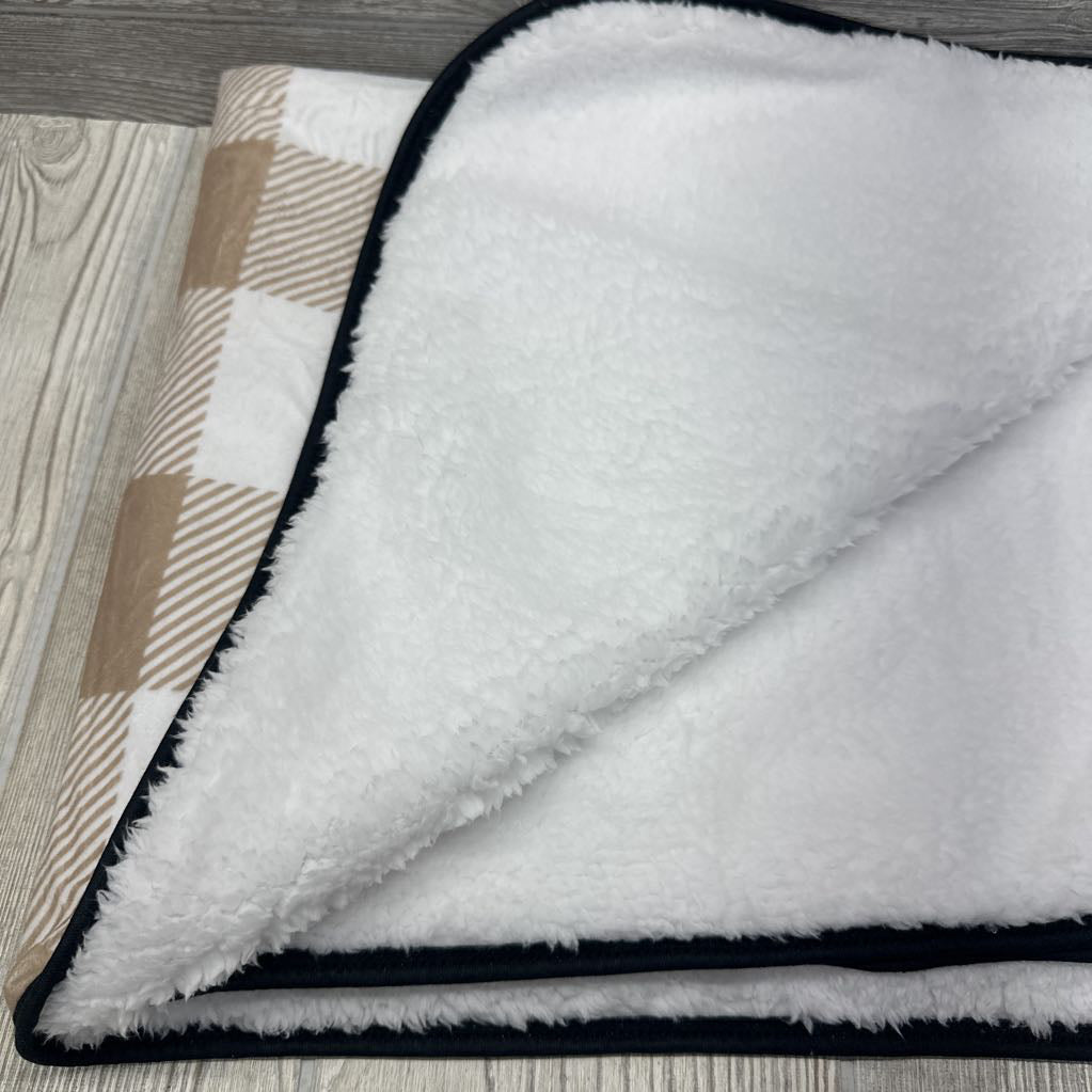 Sherpa Blanket Gingham