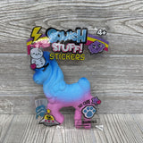 NEW Squish Stuff Stickers Unicorn