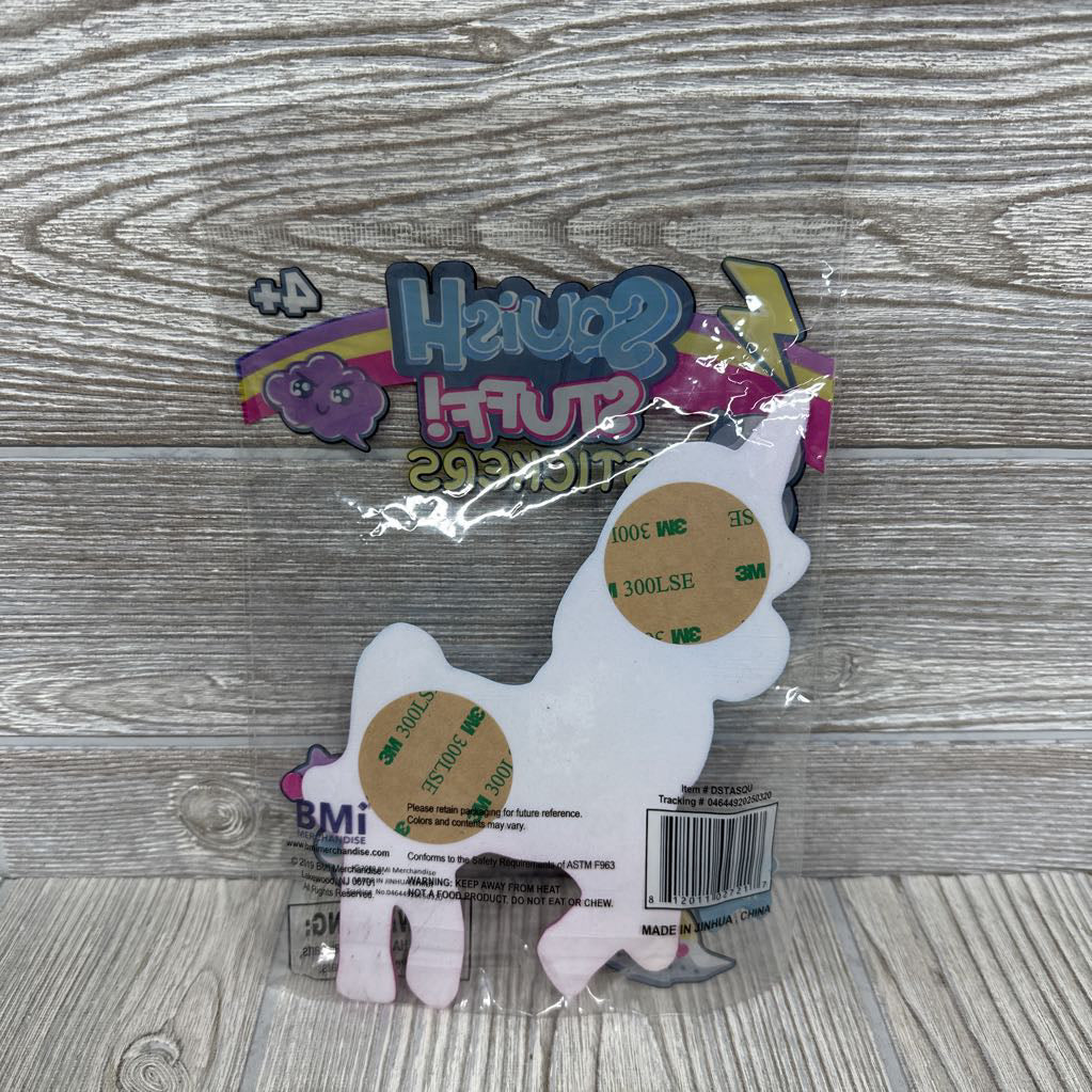 NEW Squish Stuff Stickers Unicorn