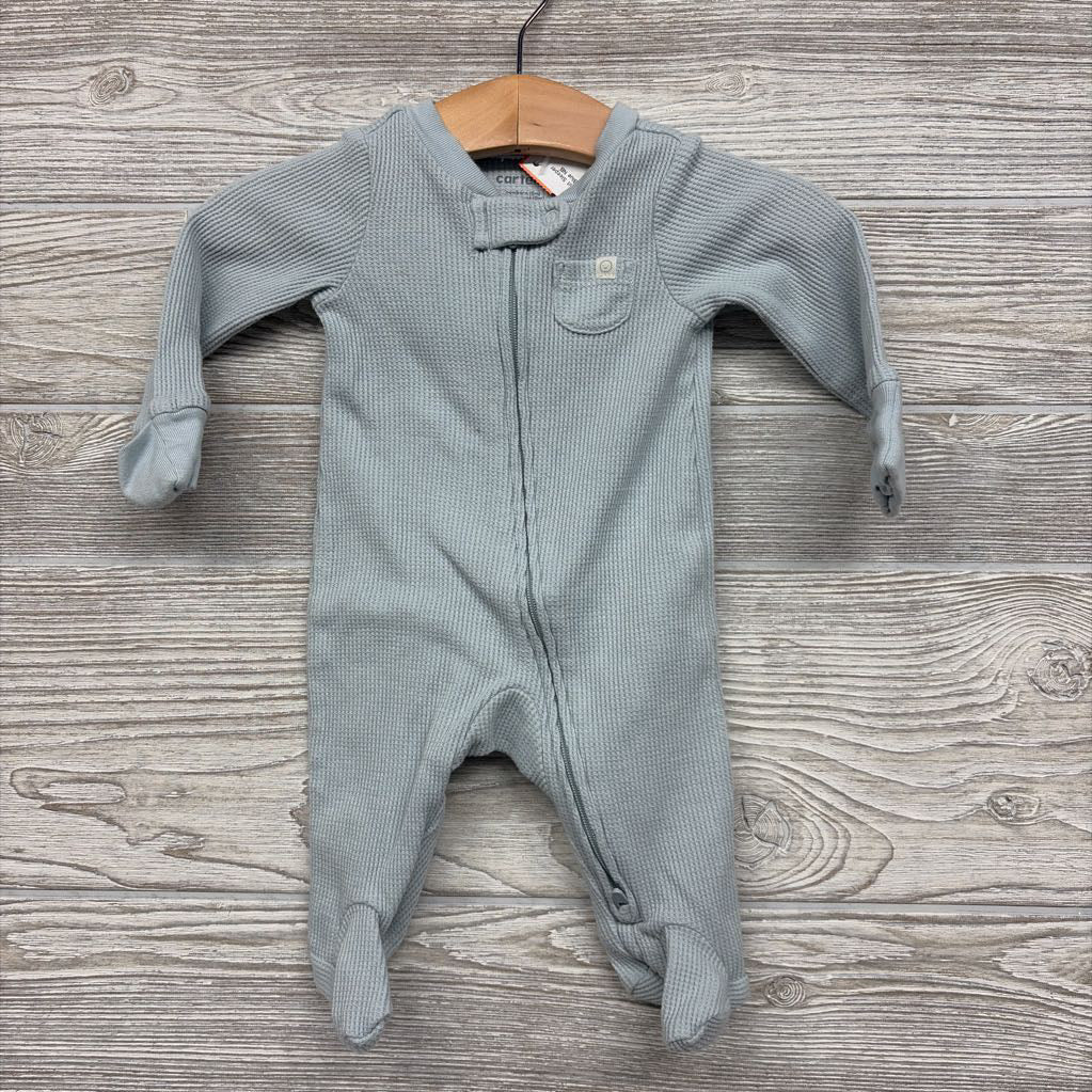 Waffle Knit Sleeper Chest Pocket NB