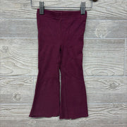 Ribbed Flare Pants Lettuce Trim 2T