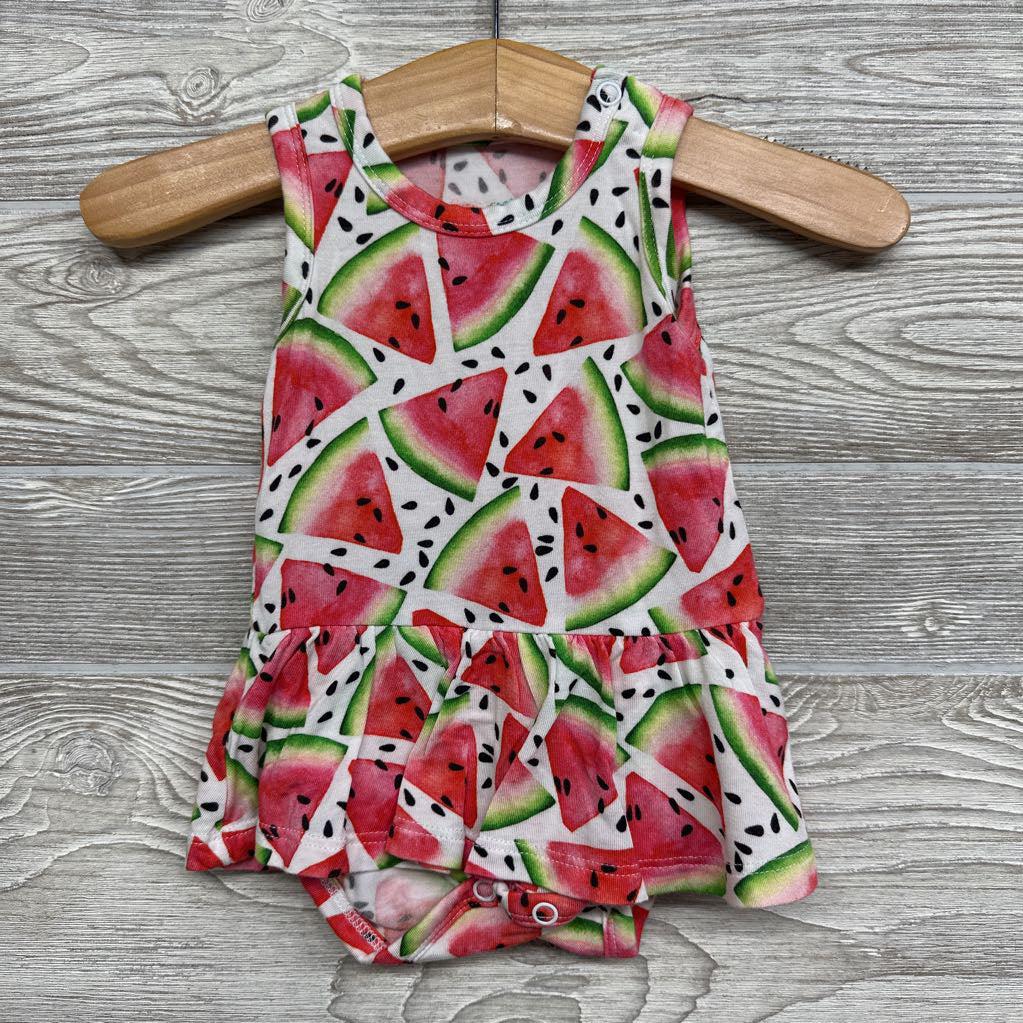 Tank Bamboo Tutu Bodysuit Watermelons 3M