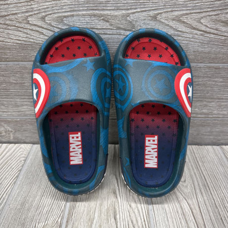 Captain America Slide Sandals 12c
