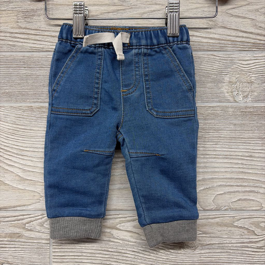Knit Denim Joggers NB