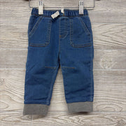 Pull On Knit Denim Joggers 6-9M